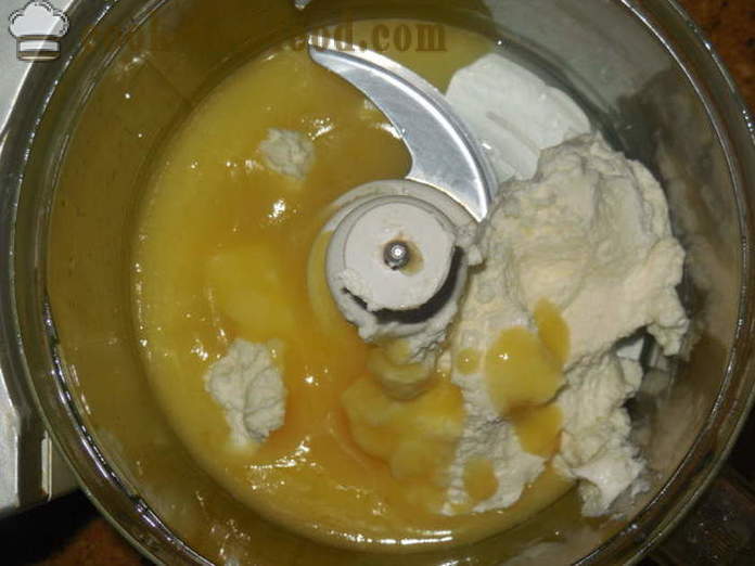 Cașul de Paste cu crema si ciocolata - modul de a găti caș Paste fără ouă, pas cu pas reteta fotografii