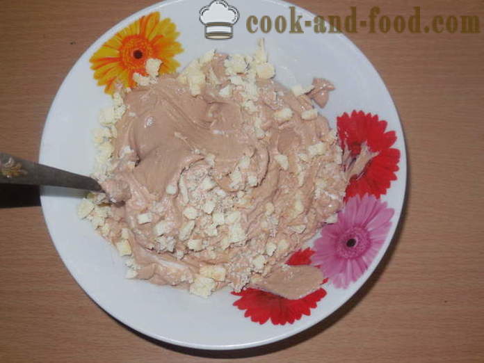 Cașul de Paste cu crema si ciocolata - modul de a găti caș Paste fără ouă, pas cu pas reteta fotografii