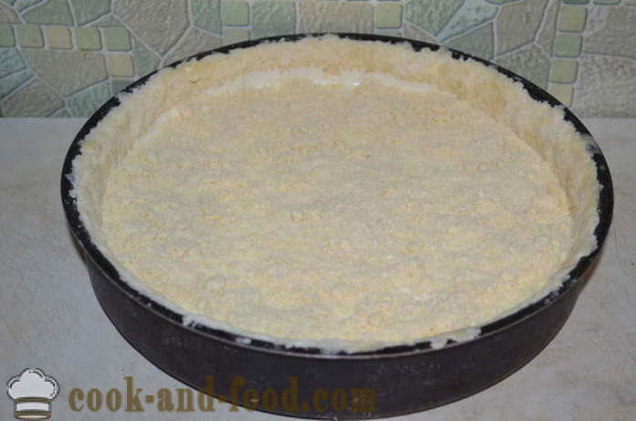 Prăjitură cu brânză țarul cu cremă de brânză în cuptor - cum să gătească un aluat placinta cu branza, un pas cu pas reteta fotografii