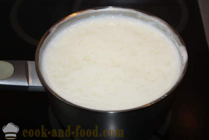 Lapte terci din sago - modul de a găti terci din gustos sago, cu un pas cu pas reteta fotografii