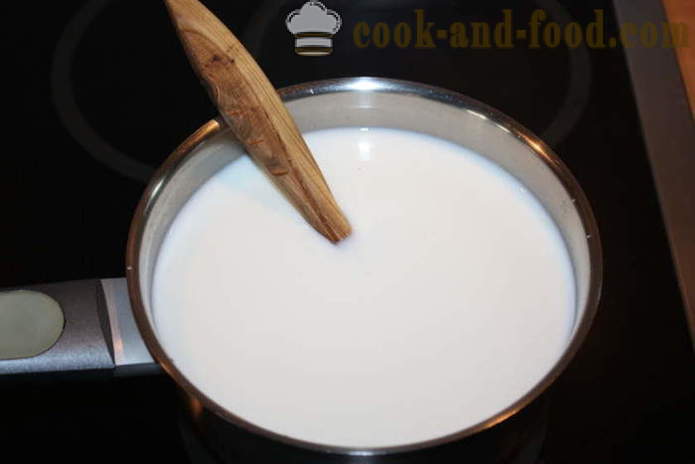 Lapte terci din sago - modul de a găti terci din gustos sago, cu un pas cu pas reteta fotografii