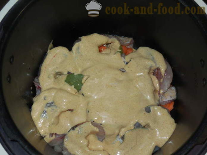 Pike în smântână în multivarka - cum să gătească stiuca delicioase în sos de smântână cu legume, un pas cu pas reteta fotografii