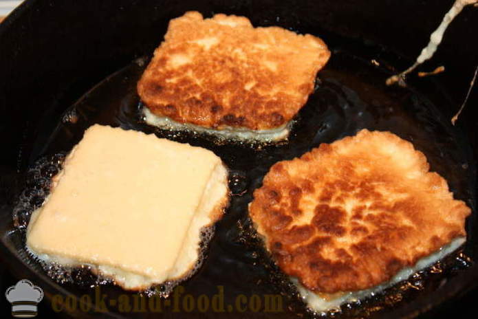 Torturi din napolitane gata cu brânză de vaci din aluat de nucă de cocos - cum să gătească cheesecakes originale, un pas cu pas reteta fotografii