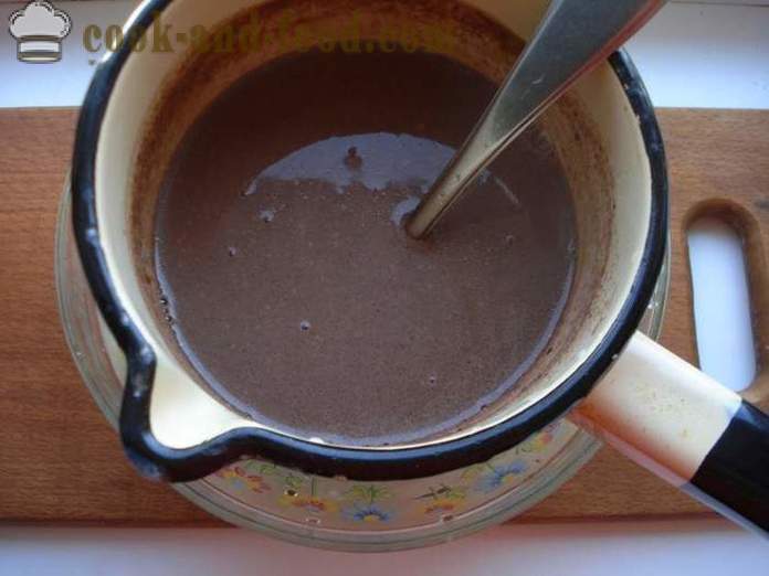 Înghețată de casă cu cacao si amidon - cum să facă înghețată de ciocolată la domiciliu, pas cu pas reteta fotografii