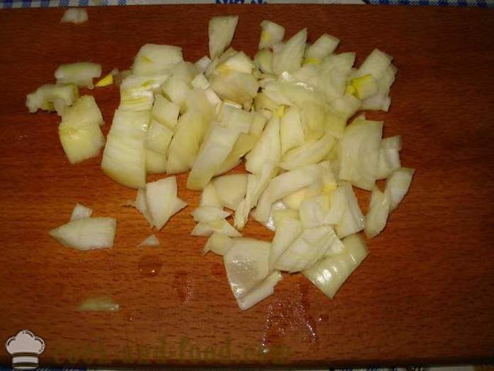 Cartofi prăjiți cu ceapă - Cum de a găti cartofi prăjiți cu ceapa într-o tigaie, un pas cu pas reteta fotografii