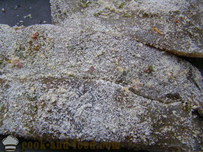 Flounder prăjit într-o tigaie cu legume si sos de rosii - cum de a găti fileuri Flounder prăjite, pas cu pas reteta fotografii