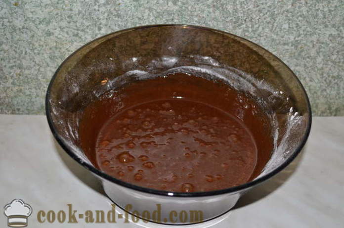Tort de ciocolata brownie - cum se fac prăjiturile cu ciocolată la domiciliu, pas cu pas reteta fotografii