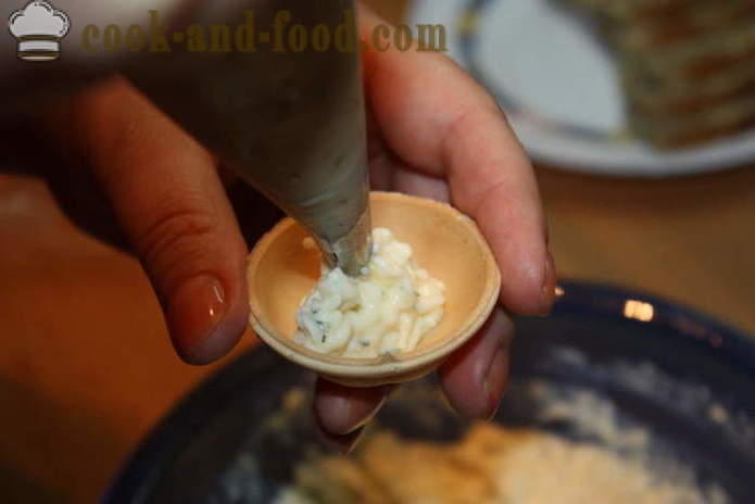 Aperitiv evreiesc de brânză topită cu usturoi - cum să facă aperitiv evreiesc cu usturoi, un pas cu pas reteta fotografii