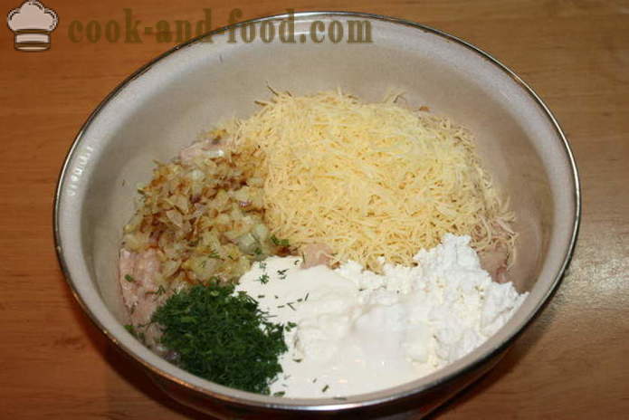 Cannelloni cu umplutură în cuptor într-un sos cremos - modul de a găti cannelloni cu carne tocată în cuptor, cu un pas cu pas reteta fotografii