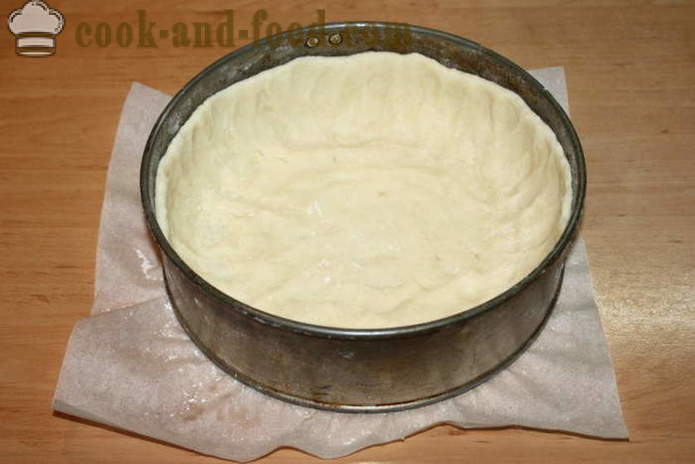 Plăcintă de pui delicioase cu brânză - cum să gătească o plăcintă de pui în cuptor, cu un pas cu pas reteta fotografii