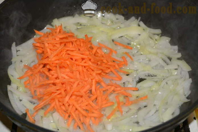 Lobio de fasole roșie cu morcovi și lukom- cum să gătească lobio de fasole roșie, un pas cu pas reteta fotografii
