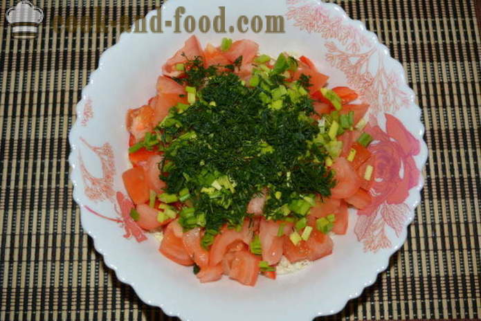Salata cu varză chinezească, roșii și ardei - cum să pregătească o salată de varză chinezească, un pas cu pas reteta fotografii