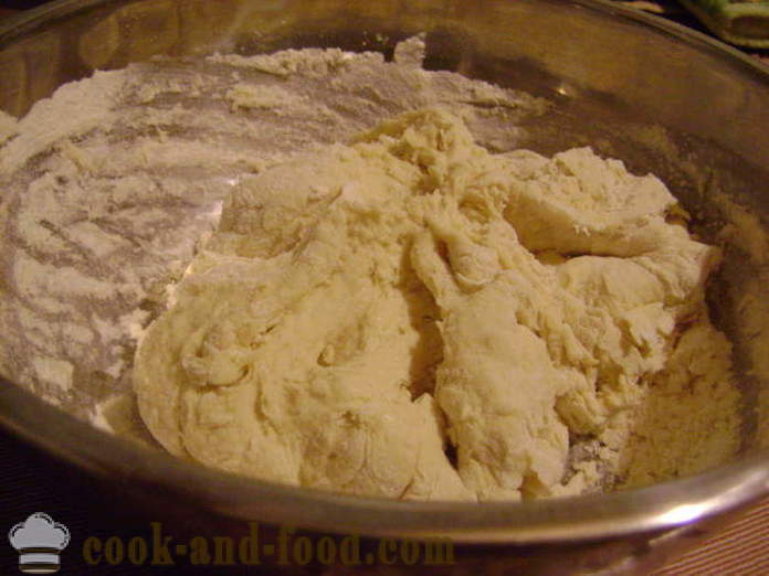 Aluat de drojdie Unt universal pentru plăcinte - Cum să se pregătească tort aluat de drojdie, un pas cu pas reteta fotografii
