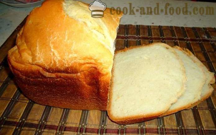 Simplă pâine de casă în aparat de făcut pâine - cum să coace pâine în aparat de făcut pâine acasă, pas cu pas reteta fotografii