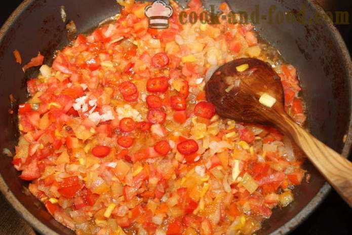Perisoare cu orez și sos - cum să gătesc chiftele cu sos și legume, cu un pas cu pas reteta fotografii