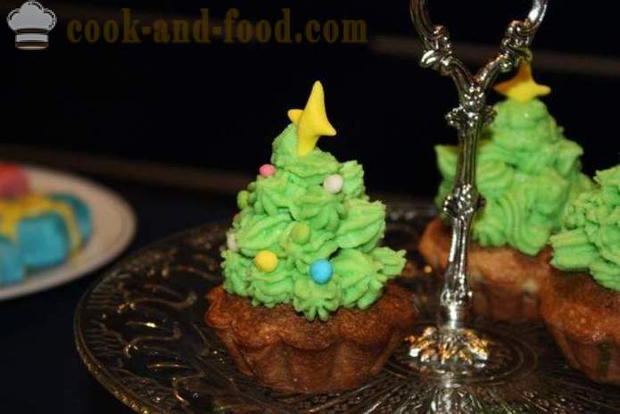 Prăjituri de Crăciun - cum să facă și decora prăjituri pentru Anul Nou, cu un pas cu pas reteta fotografii