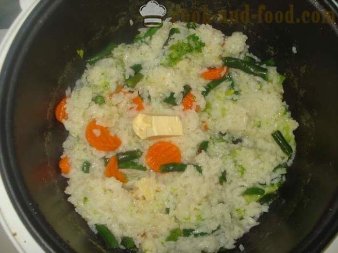 Orez cu legume în multivarka - modul de a găti orez cu legume în multivarka, pas cu pas reteta fotografii