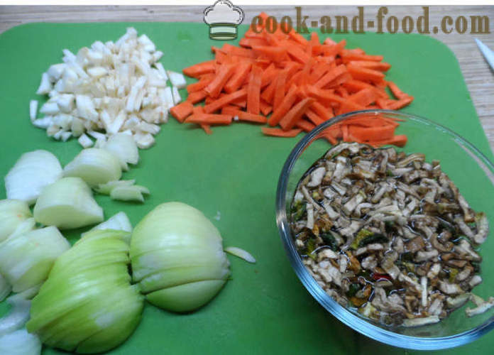 Risotto cu legume în multivarka congelate și uscate - Cum de a găti risotto în multivarka la domiciliu, pas cu pas reteta fotografii