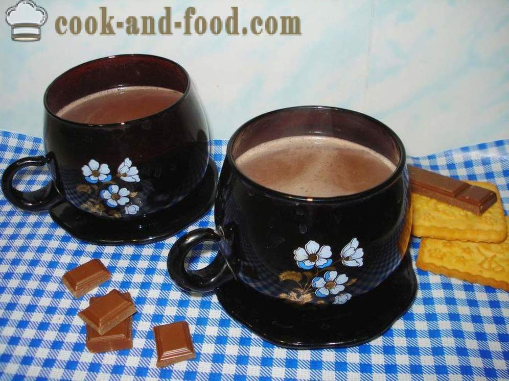 Cacao cu lapte de casă - modul de a găti pudra de cacao cu lapte, un pas cu pas reteta fotografii