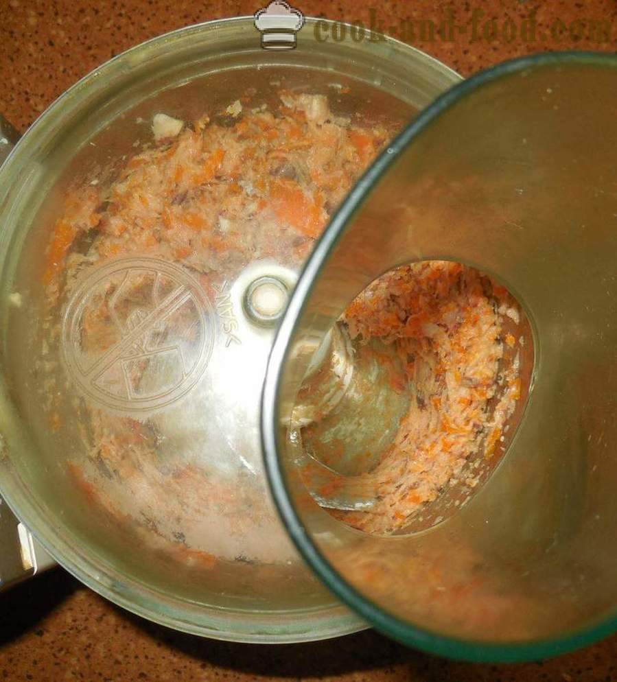 Clasic Pate hering cu brânză topită și morcovi - cum să gătească foie hering acasă, pas cu pas reteta fotografii