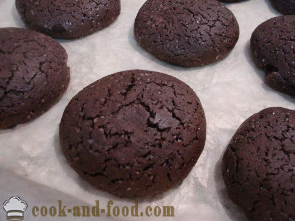 Casă cu ciocolată cookie-uri cip de cacao rapid și simplu - cum să gătească fursecuri de ciocolată la domiciliu, pas cu pas reteta fotografii