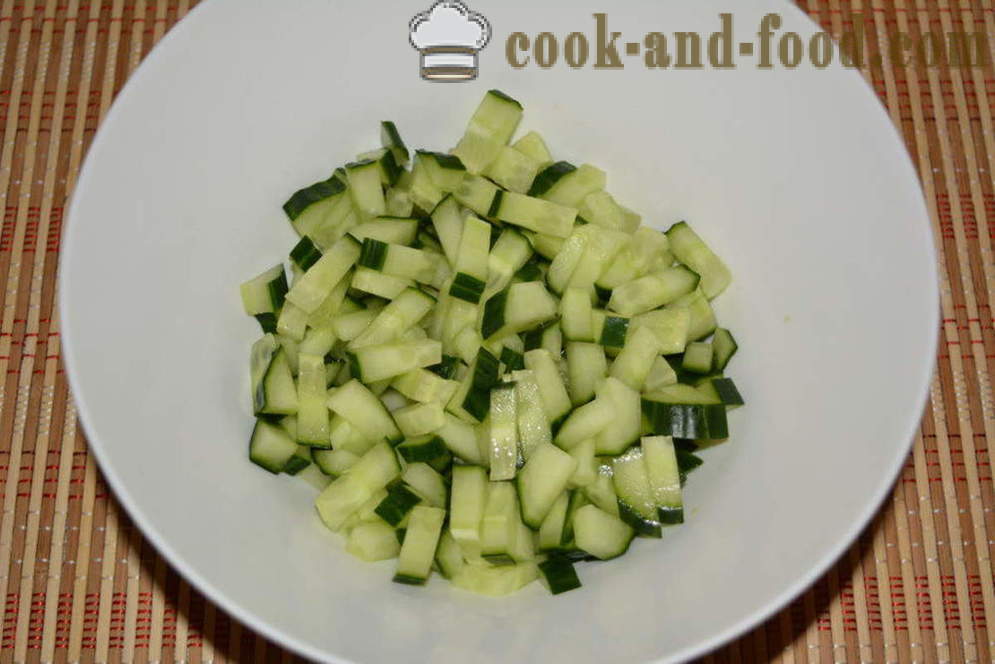 Salata cu conserve de ton si maioneza - cum să pregătească o salata cu conserve de ton, pas cu pas reteta fotografii
