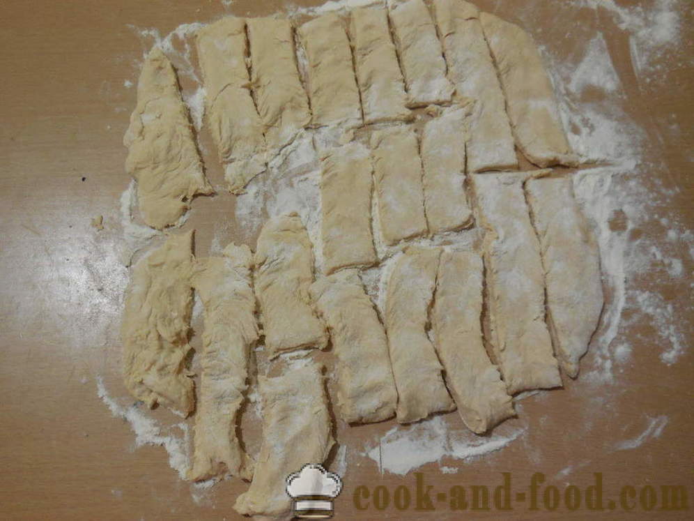 Cookie-uri piure de cartofi - cum se coace un bețișoare de cartofi în cuptor, cu un pas cu pas reteta fotografii