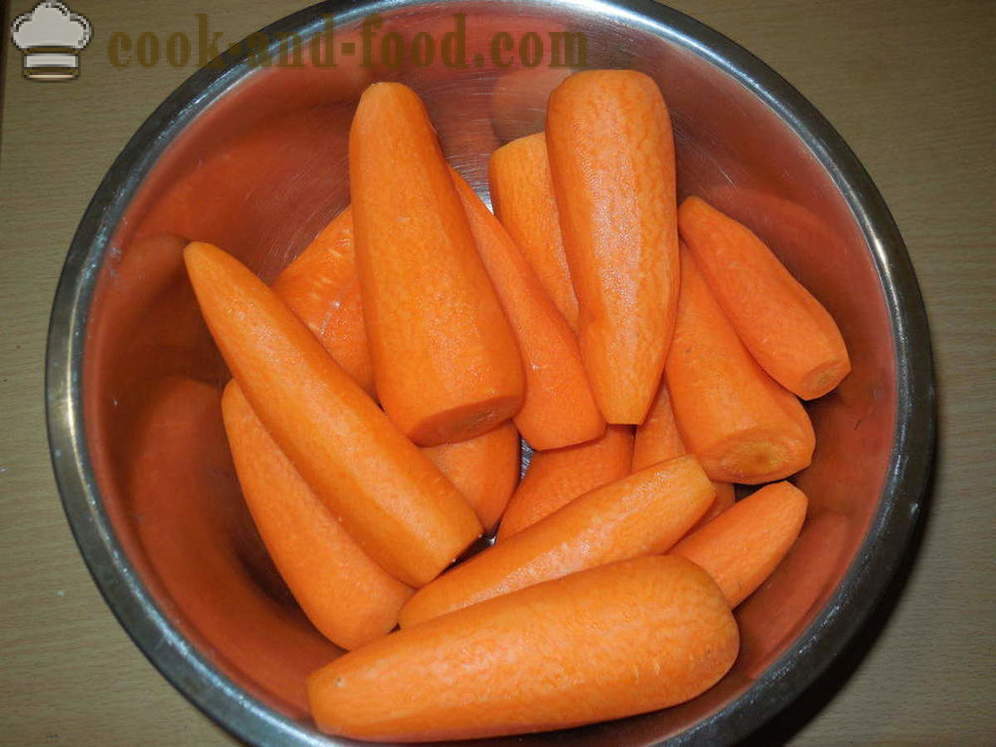 Morcovi în coreeană - cum să gătească morcovi în coreeană la domiciliu, pas cu pas reteta fotografii