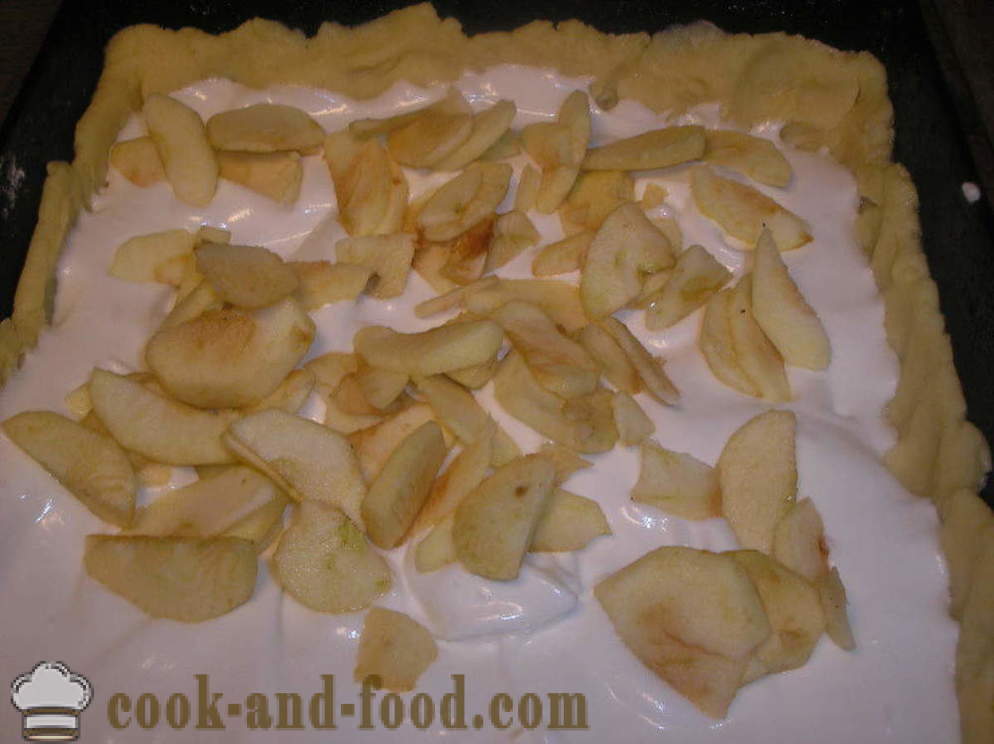 Deschideți aluat placinta cu mere - cum de a găti aluat plăcintă cu mere, un pas cu pas reteta fotografii