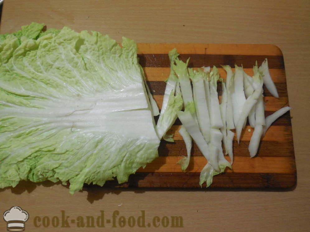 Legume în coreeană - legume de gătit în coreeană, un pas cu pas reteta fotografii