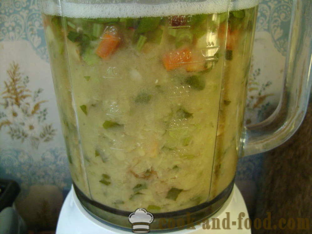 Supa de linte - cum să gătească supa de linte, un pas cu pas reteta fotografii