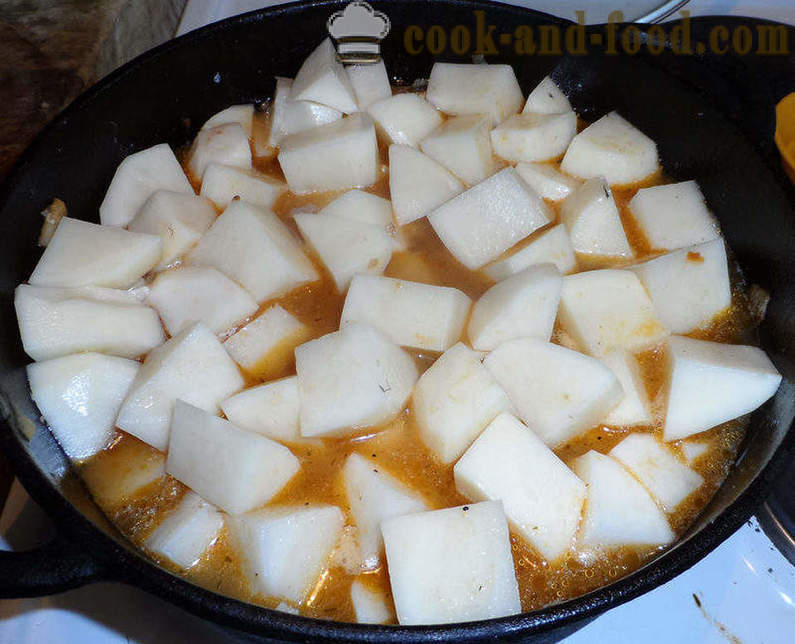 Supa gulaș Maghiară - cum să gătească supa gulaș cu chipetkami, pas cu pas reteta fotografii