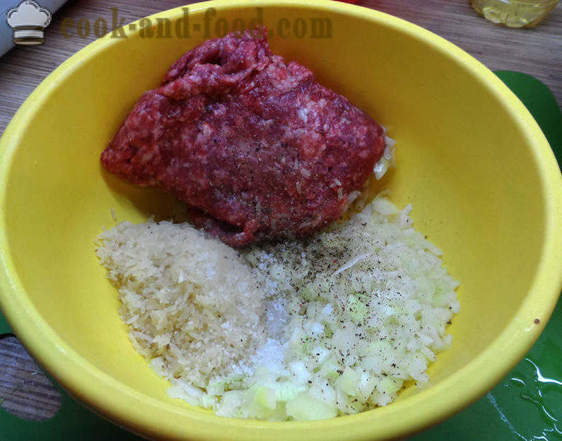 Sărmăluțe Lazy cu varză, orez și carne - cum să facă sarmale leneș în multivarka, pas cu pas reteta fotografii