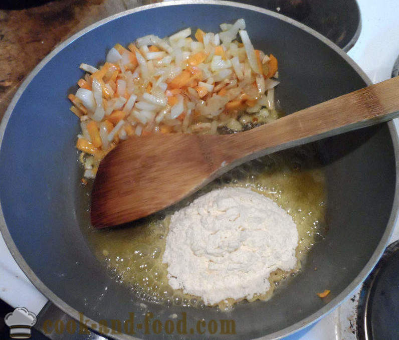 Crochete cu sos bechamel în cuptor - cum să gătesc chiftele cu cartofi și smântână sos, un pas cu pas reteta fotografii