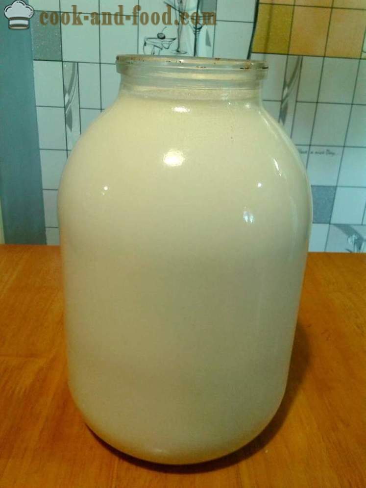 Branza de vaci din lapte acru - cum să facă brânză de vaci din lapte acru, un pas cu pas reteta fotografii
