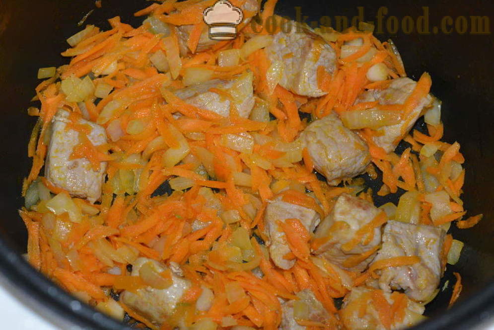 Ciorba de varza cu carne multivarka - cum să gătească supa de varză acră în multivarka, pas cu pas reteta fotografii