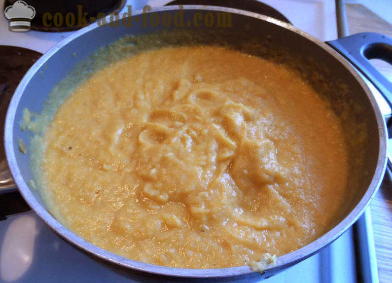 Dovleac și supa de linte - cum să gătească supa de linte maro, pas cu pas reteta fotografii
