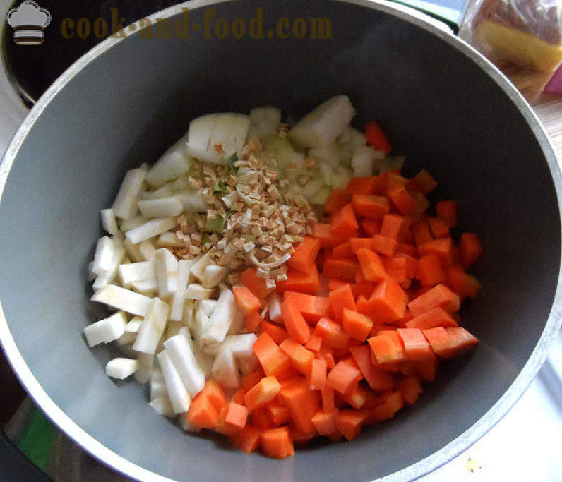 Supa de Sfecla, borș - cum să gătească supa piure de legume diferite, un pas cu pas reteta fotografii