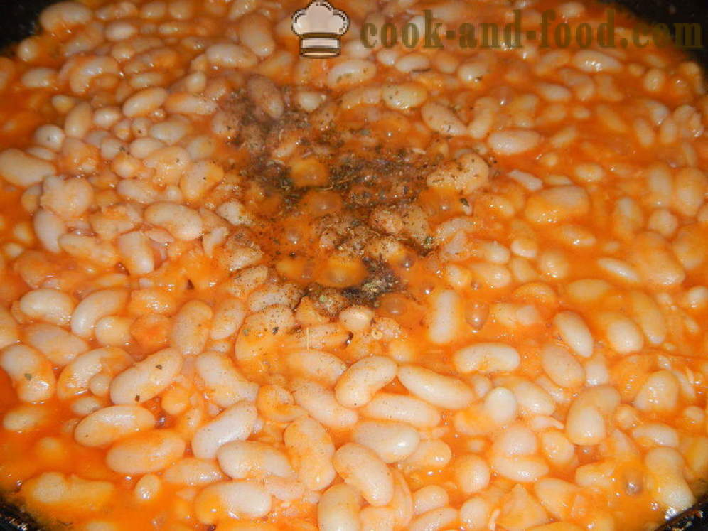 Lobio sau fasole în sos de tomate - modul de a găti lobio de fasole, un pas cu pas reteta fotografii