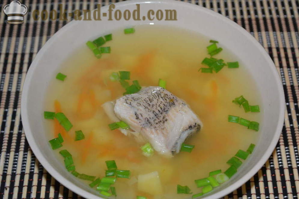 Supa delicioasa de la stiuca in casa - cum să gătească supă de pește dintr-o stiuca, un pas cu pas reteta fotografii