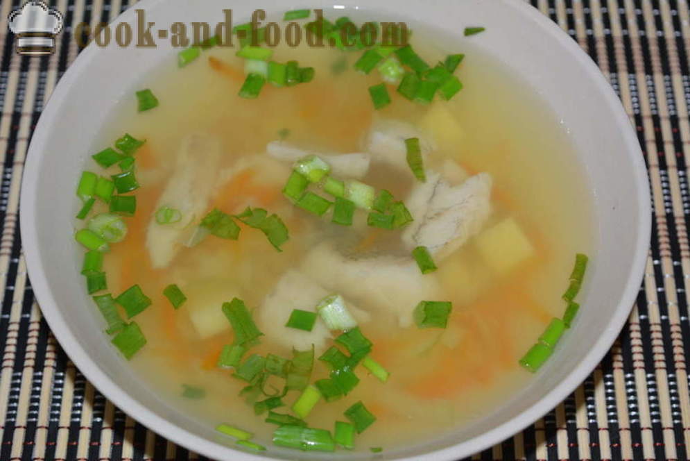Supa delicioasa de la stiuca in casa - cum să gătească supă de pește dintr-o stiuca, un pas cu pas reteta fotografii