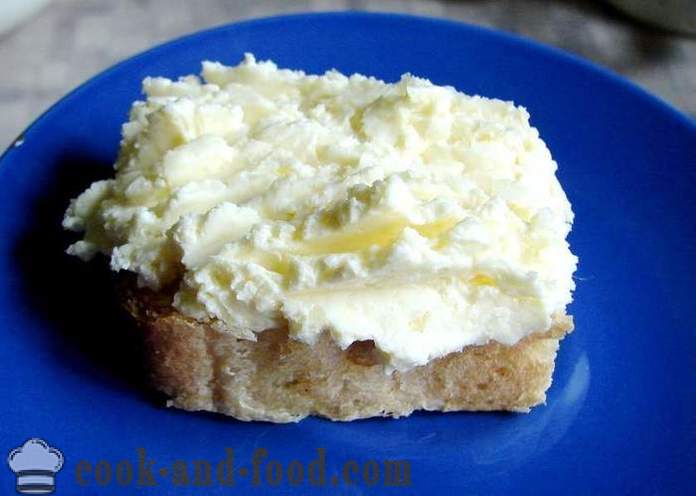 Brânză unt de usturoi sandviș - cum să gătească unt brânză, o rețetă simplă cu o fotografie