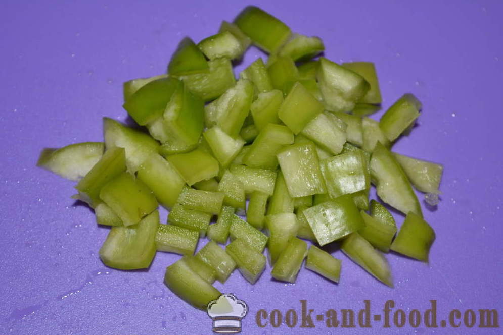 Hrișcă sfărâmicios delicioase cu legume intr-o tigaie - Cum de a găti hrisca cu legume, un pas cu pas reteta fotografii