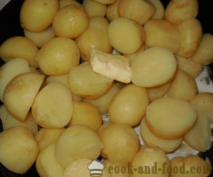 Cartofi noi delicioase în smantana cu marar si usturoi - cum să gătească un delicios cartofi noi, o rețetă simplă cu o fotografie