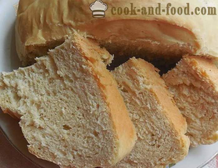 Cum se coace pâine, muștar acasă - pâine coaptă delicioase acasă în cuptor - un pas cu pas reteta fotografii