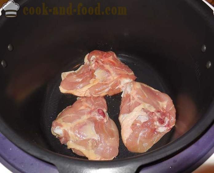 Pulpe de pui in multivarka in sos dulce și acru - reteta cu fotografii modul de a găti sos cu carne de pui în multivarka