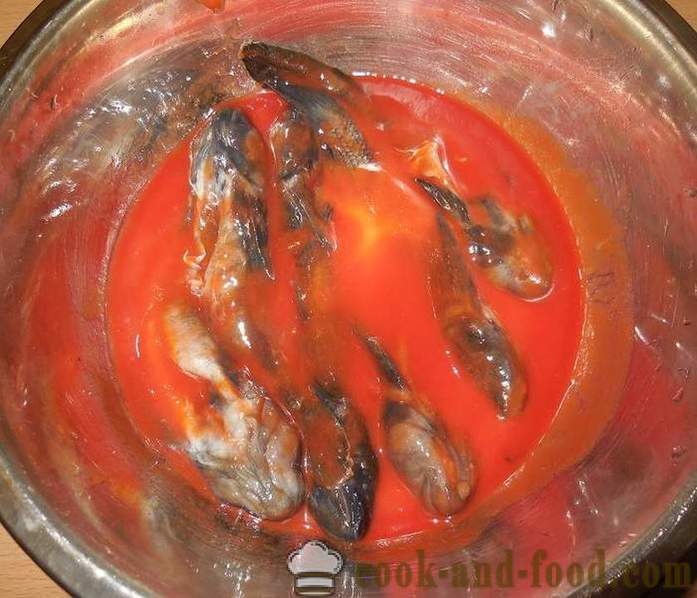 Gobies Delicious prajit in sos de tomate, crocant - reteta cu fotografii modul de a face taur negru