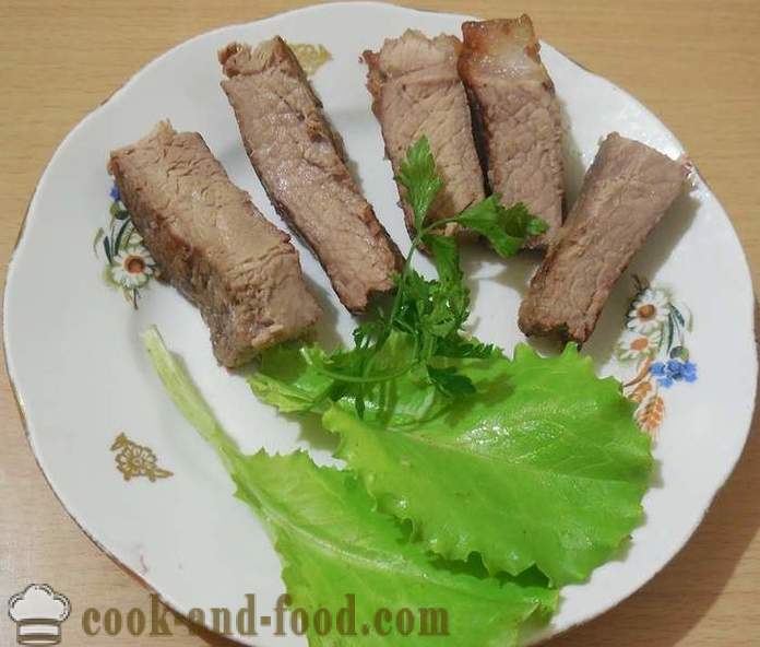 Delicios și suculent friptură de vită sau de porc Ti Bon - gătit plin de carne de prăjire - un pas cu pas reteta fotografii