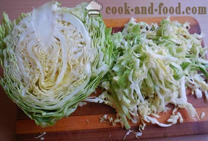 Salată de primăvară ușor și delicios de varză, ridichi și castraveți fără maioneza - cum să faci o salata de primavara cu un pas cu pas reteta fotografii
