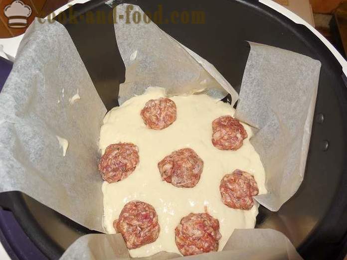 Placinta cu carne în multivarka în grabă - cum să gătească un tort în umplutură multivarka - un pas cu pas reteta fotografii